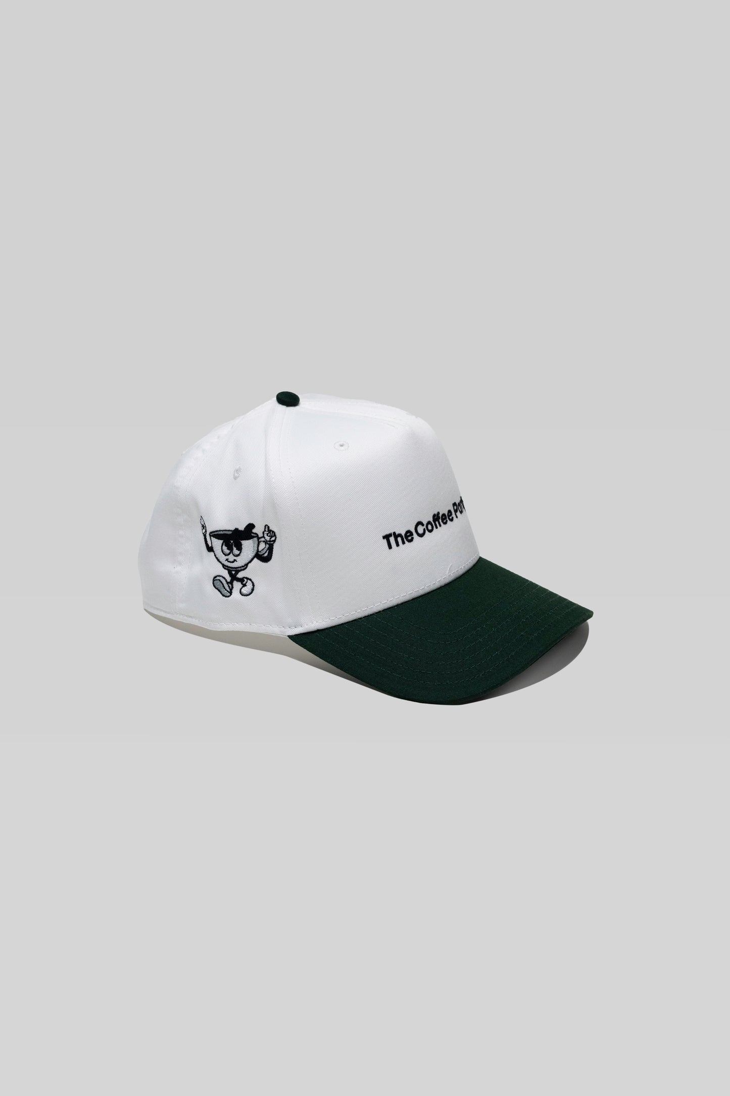 TCP SNAPBACK (WHITE/FOREST-GREEN)
