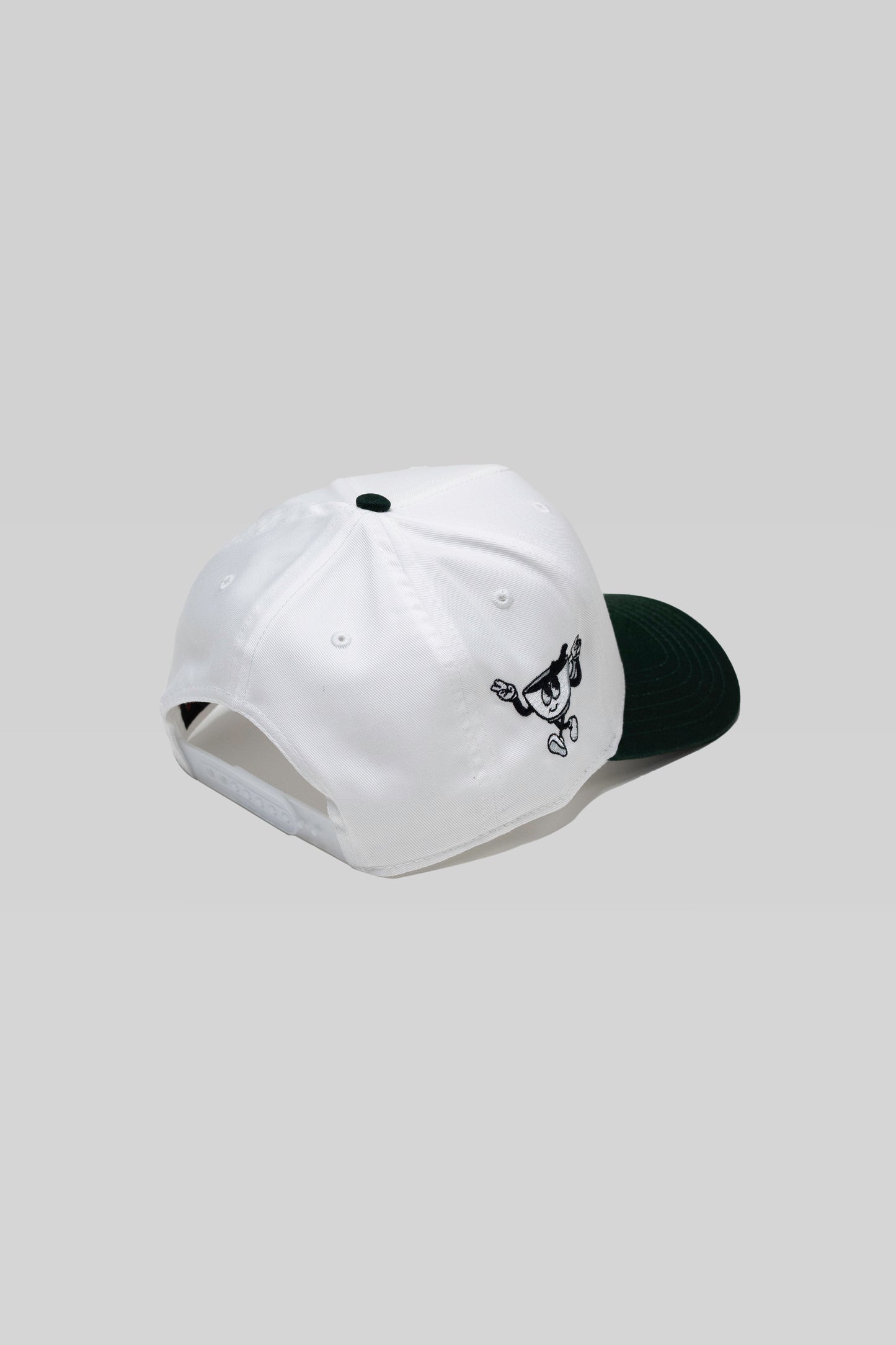 TCP SNAPBACK (WHITE/FOREST-GREEN)