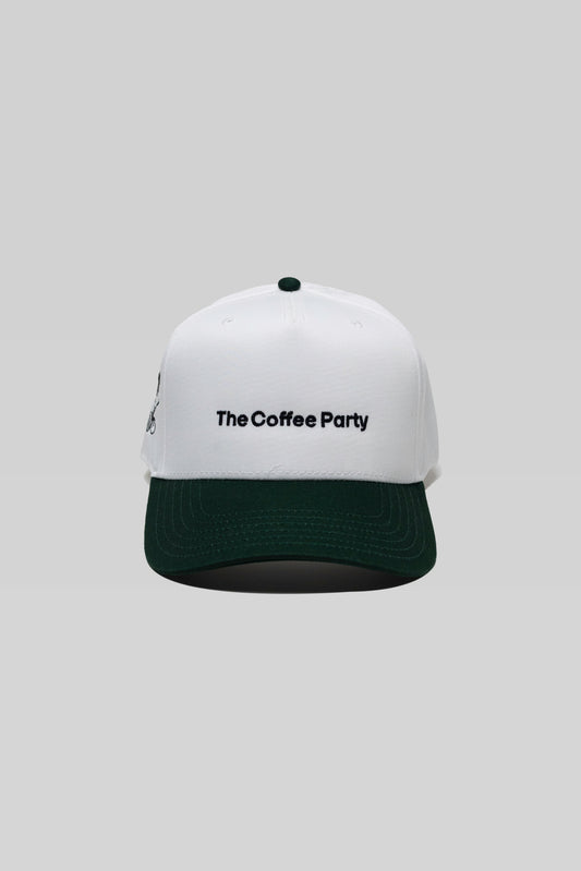 TCP SNAPBACK (WHITE/FOREST-GREEN)